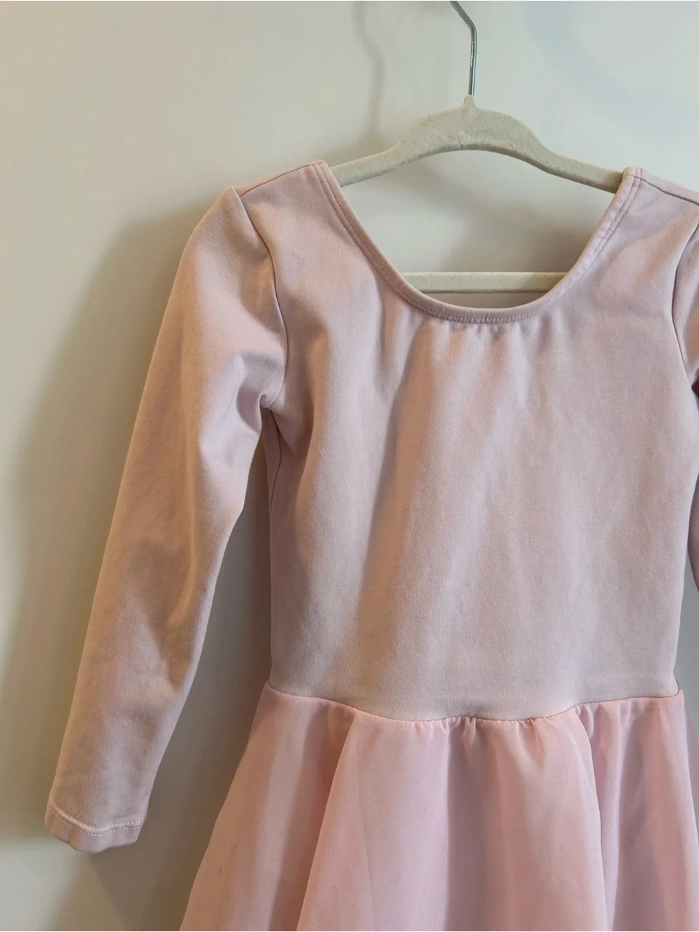 Stelle Girls' Long Sleeve Pink Ballet Dress- Size 90 (US 2T)
